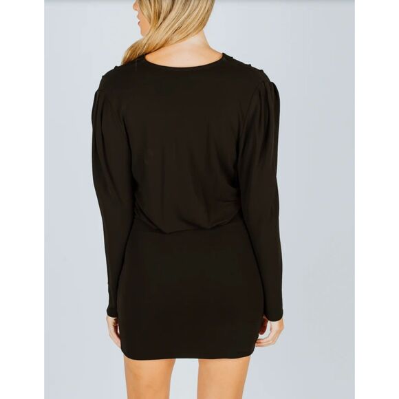 NWT IRO Paris Jersey Wrap Mini Dress - Picture 5 of 14